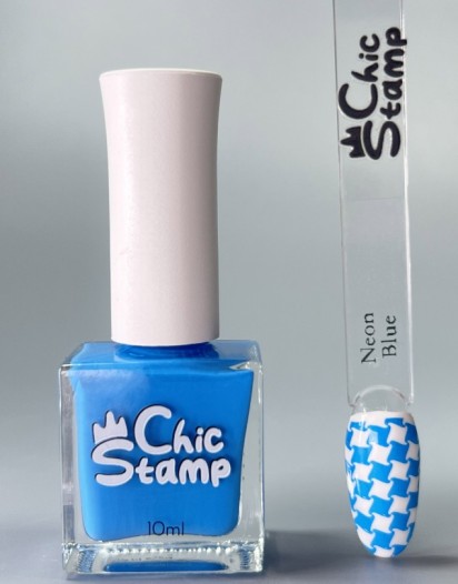 CHICSTAMP NEON BLUE
