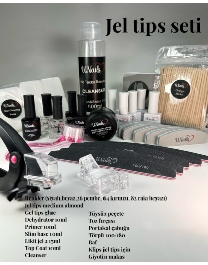 GEL TIPS UYGULAMA SETİ (20 ÜRÜN)