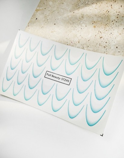 SU TRANSFER FRENCH STICKER MAVİ - STZ45