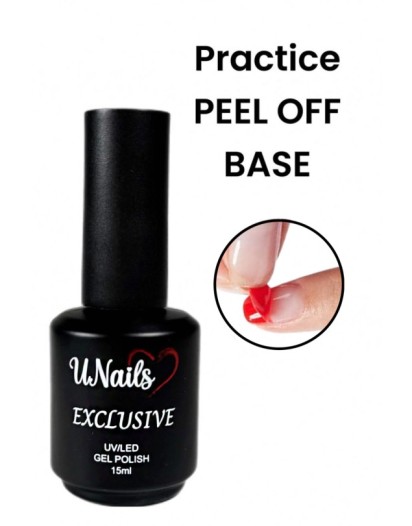 ALIŞTIRMA YAPMAK İÇİN KOLAY ÇIKAN BASE 15ML (PRACTICE PEEL-OFF BASE)
