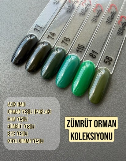 ZÜMRÜT ORMAN KOLEKSİYONU OJE SETİ