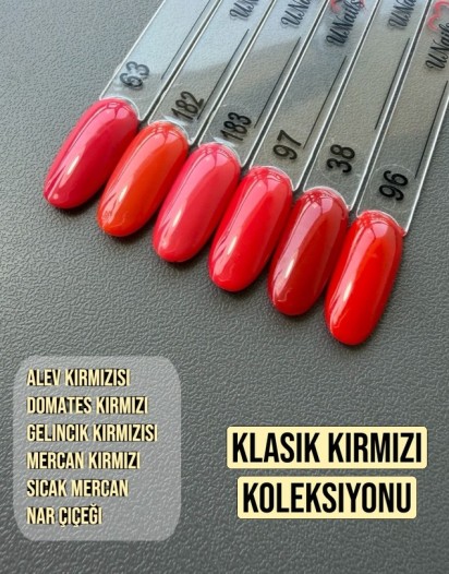 KLASİK KIRMIZI KOLEKSİYONU OJE SETİ