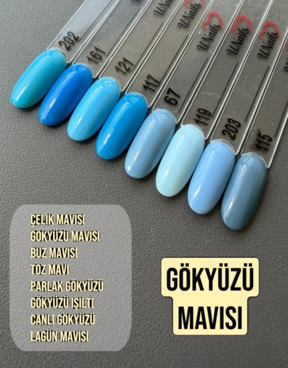 GÖKYÜZÜ MAVİSİ OJE SETİ