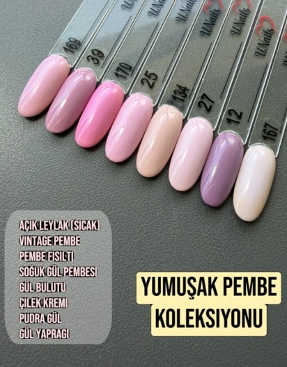 YUMUŞAK PEMBE KOLEKSİYONU OJE SETİ