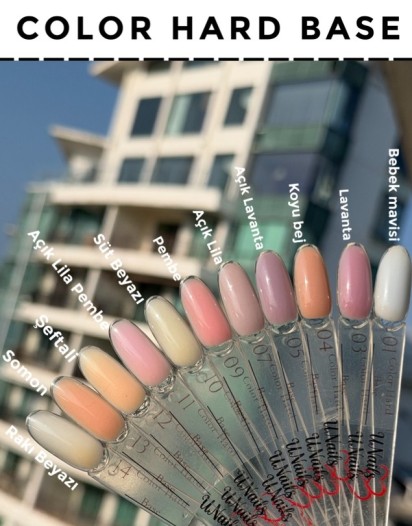 COLOR HARD BASE 10ML SET