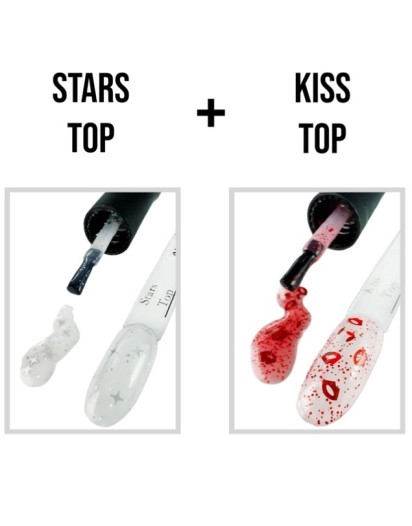 STARS TOP + KISS TOP SET