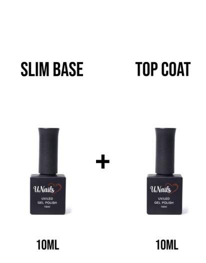 SLIM BASE + TOP COAT 10ML SET