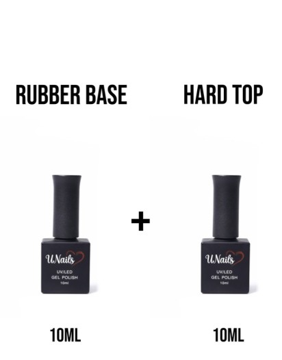 RUBBER BASE + HARD TOP 10ML SET
