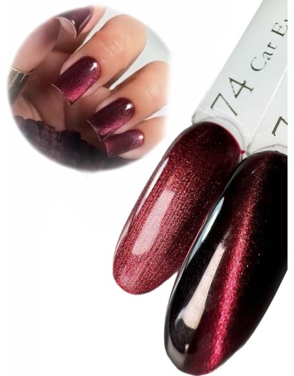 15ML CAT EYE 74 FUŞYA BORDO