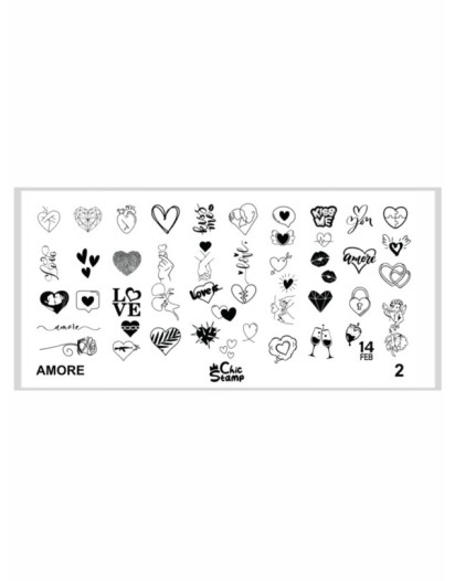 CHICSTAMP PLAKA 2 - AMORE