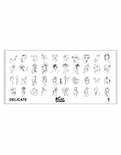 CHICSTAMP PLAKA 1 - DELICATE