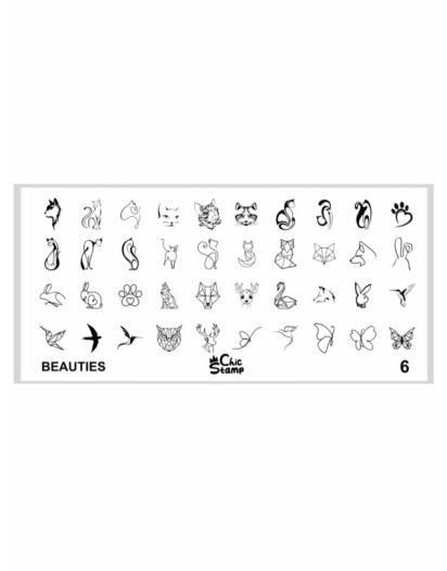 CHICSTAMP PLAKA 6 - BEAUTIES