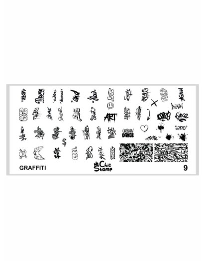 CHICSTAMP PLAKA 9 - GRAFFITI