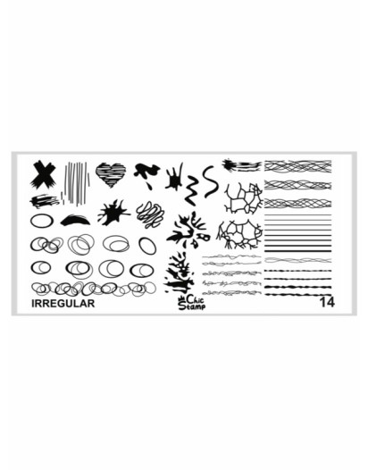 CHICSTAMP PLAKA 14 - IRREGULAR