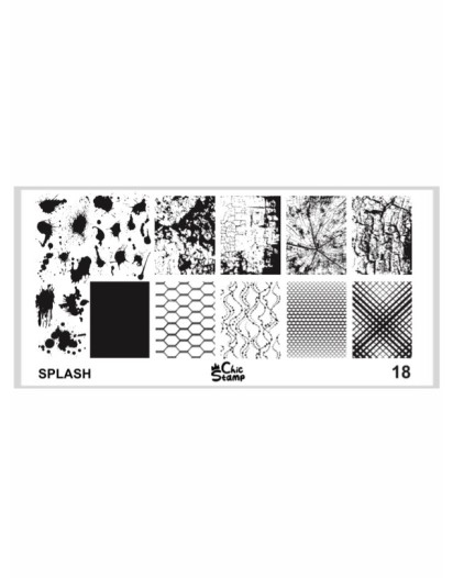CHICSTAMP PLAKA 18 - SPLASH