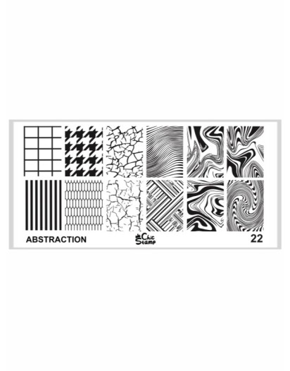 CHICSTAMP PLAKA 22 - ABSTRACTION