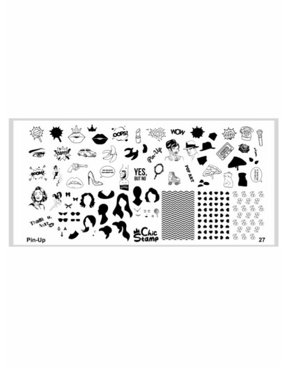 CHICSTAMP PLAKA 27 - Pin-Up