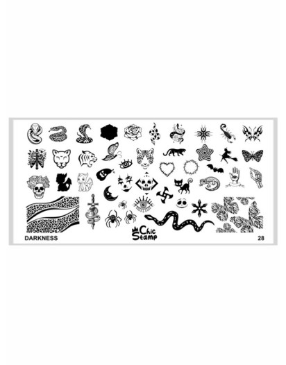 CHICSTAMP PLAKA 28 - DARKNESS