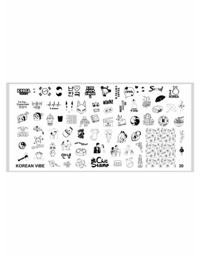 CHICSTAMP PLAKA 30 - KOREAN VIBE
