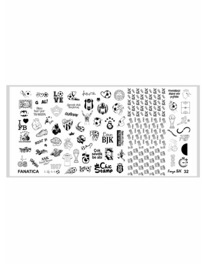 CHICSTAMP PLAKA 32 - FANATICA