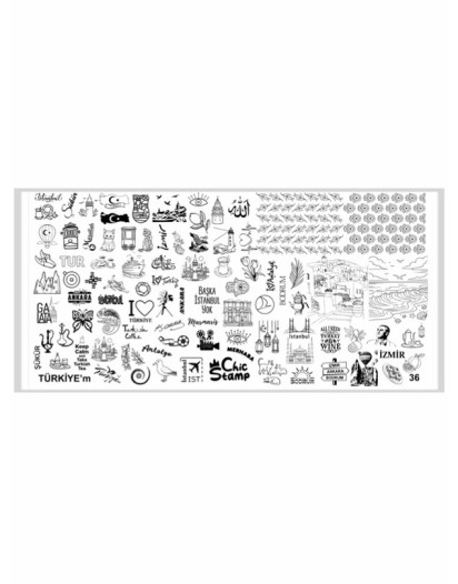CHICSTAMP PLAKA 36 - TÜRKİYE'm