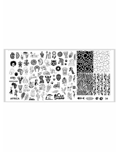 CHICSTAMP PLAKA 34 - AFRICA