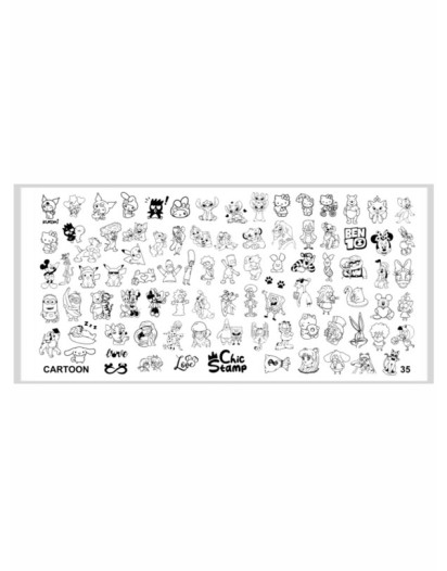 CHICSTAMP PLAKA 35 - CARTOON