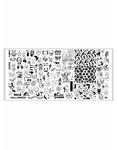 CHICSTAMP PLAKA 38 - HALLOWEEN