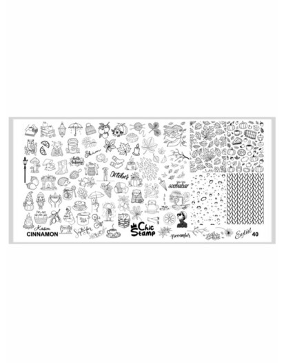 CHICSTAMP PLAKA 40 - CINNAMON