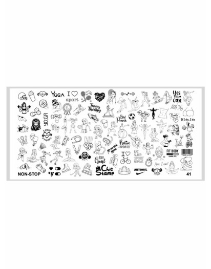 CHICSTAMP PLAKA 41 - NON-STOP