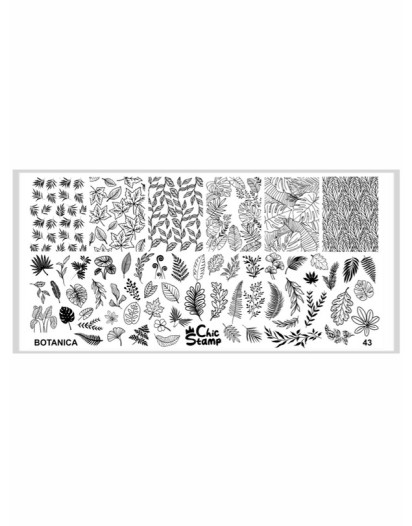 CHICSTAMP PLAKA 43 - BOTANICA