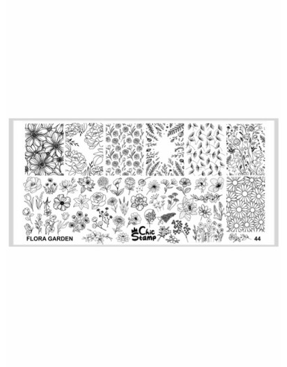 CHICSTAMP PLAKA 44 - FLORA GARDEN