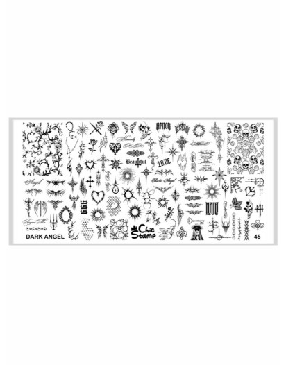 CHICSTAMP PLAKA 45 - DARK ANGEL